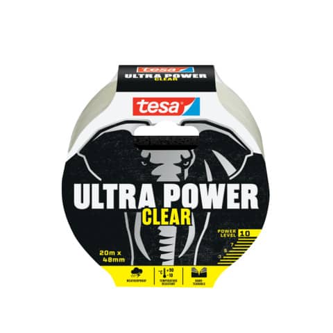 Nastro adesivo tesa Ultra Power Clear Repairing in polietilene trasparente 48 mm x 20 m – 56497-00000-01