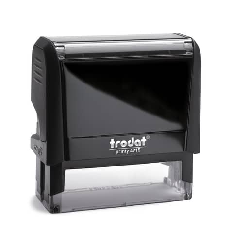 Printy 4915 Timbro di testo Trodat PERSONALIZZATO fino a 7 righe nero dim. max personalizzazione 70×25 mm – 11665