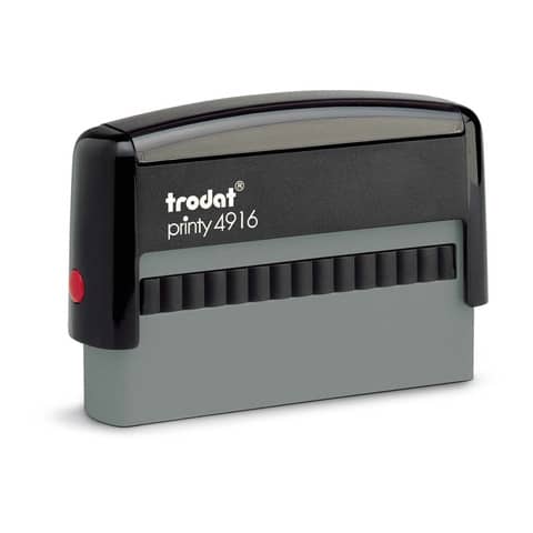 Printy 4916 Timbro di testo Trodat PERSONALIZZATO fino a 3 righe nero dim. max personalizzazione 70×10 mm – 11666