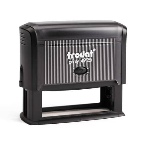 Printy 4925 Timbro di testo Trodat PERSONALIZZATO fino a 7 righe nero dim. max personalizzazione 82×25 mm – 12517