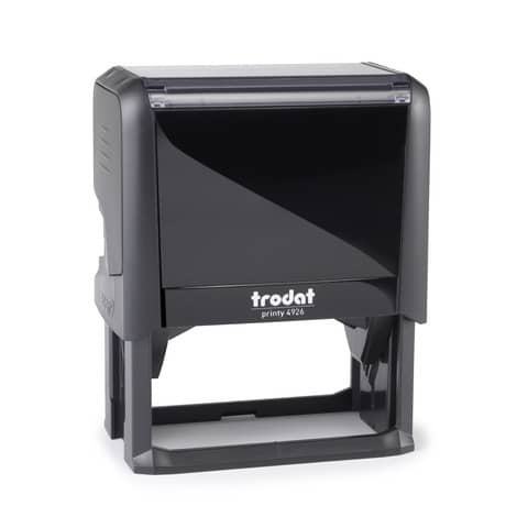 Printy 4926 Timbro di testo Trodat PERSONALIZZATO fino a 10 righe nero dim. max personalizzazione 75×38 mm – 174222