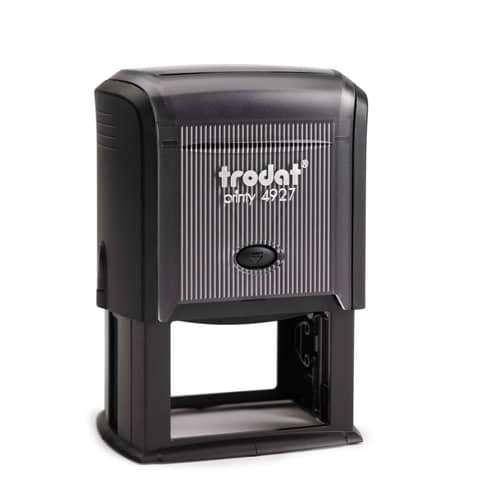 Printy 4927 Timbro di testo Trodat PERSONALIZZATO fino a 10 righe nero dim. max personalizzazione 60×40 mm – 11672
