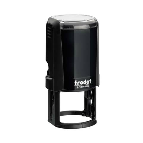 Printy 4630 Timbro di testo Trodat PERSONALIZZATO fino a 7 righe nero dim. max personalizzazione Ø 30 mm – 94135