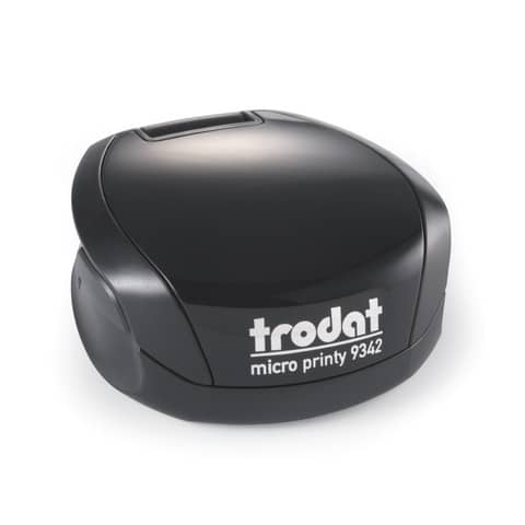 Micro Printy 9342 Timbro di testo tascabile PERSONALIZZATO dimensione max pers.ne Ø42 mm – fino a 9 righe- 182063