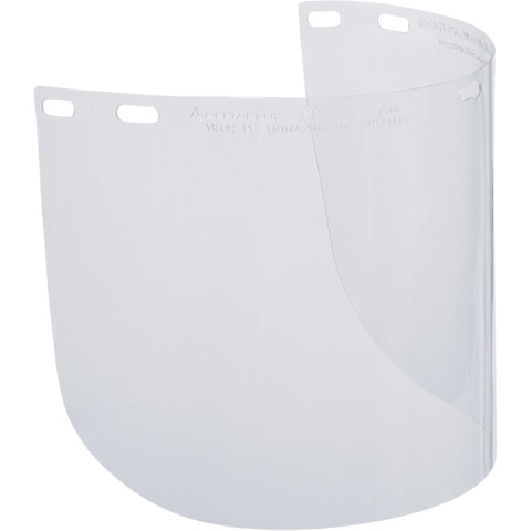 Kit di 2 visiere policarbonato VISORPC spessore 1,1 mm – 39×20 cm Delta Plus trasparente – VISORPCIN