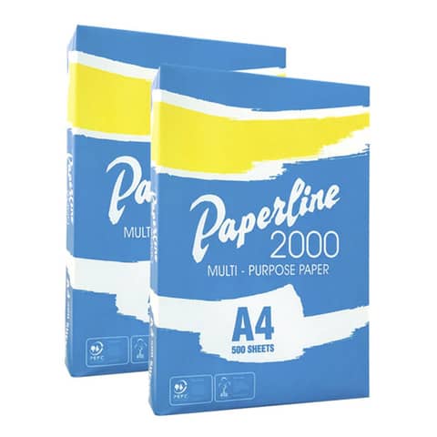 Carta fotocopie Paperline2000 – A4 – bianco – Scatola 5 risme da 500 fogli – CMD0796PL75