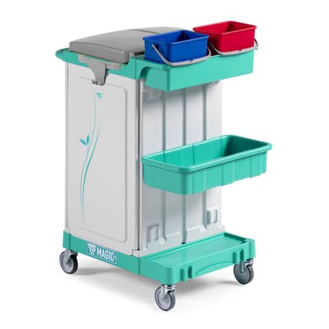 Carrello multiuso a 2 reparti Magic Line – 82x54x110 cm TTS 20 Professional ML020P0A0000