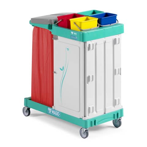 Carrello multiuso a 2 reparti Magic Line – 92x55x110 cm TTS 300 safety ML300S0A0A00