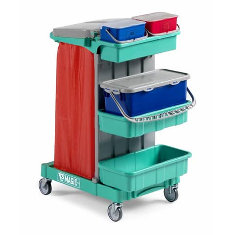Carrello a 2 reparti Magic System – 80x58x115 cm TTS 610 basic MS610B0A0000