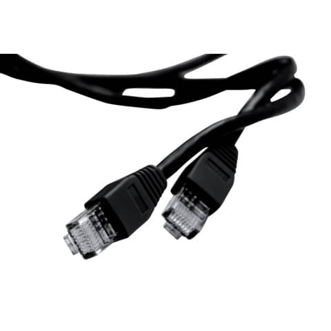 Cavo di rete UTP CAT 6 – RJ45/RJ45 – 3 mt Media Range – nero MRCS116