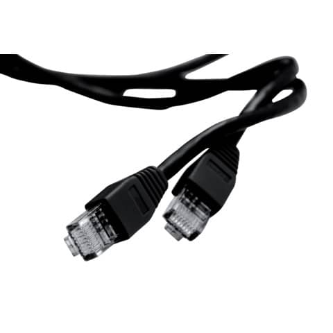 Cavo di rete UTP CAT 6 – RJ45/RJ45 – 5 m Media Range nero MRCS104