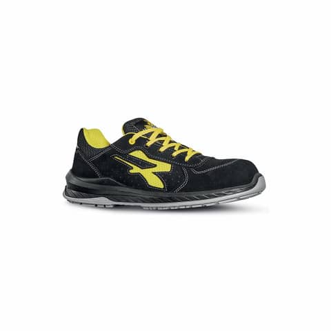 Scarpe antinfortunistiche in pelle scamosciata Vortix S1P SRC ESD giallo-nere U-Power N° 43 – RI20666-43