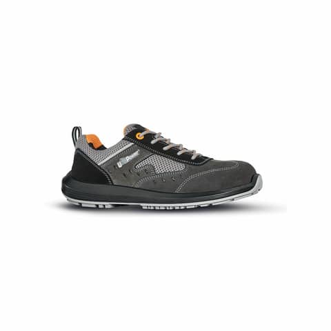 Scarpe antinfortunistiche in pelle scamosciata Brezza S1P SRC grigie U-Power N° 42 – RR20196-42