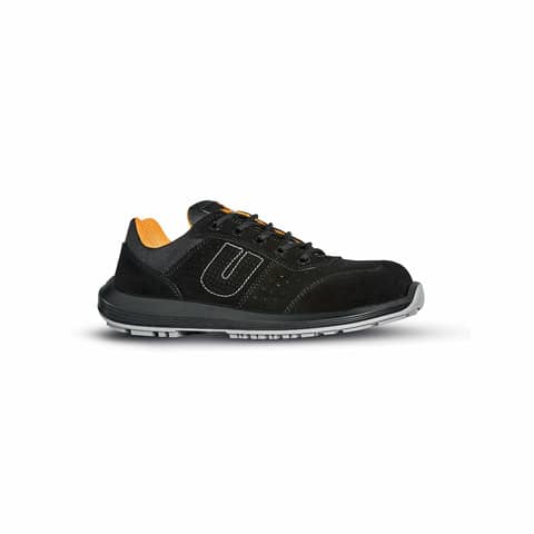 Scarpe antinfortunistiche in morbida pelle scamosciata Sun S1P SRC nere U-Power N° 39 – RR20056-39