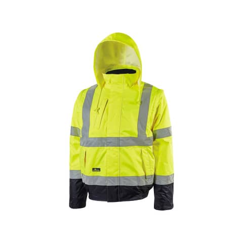 Giubbotto bomber alta visibilita’ Crafty Yellow Fluo U-Power taglia XL HL158YF-XL