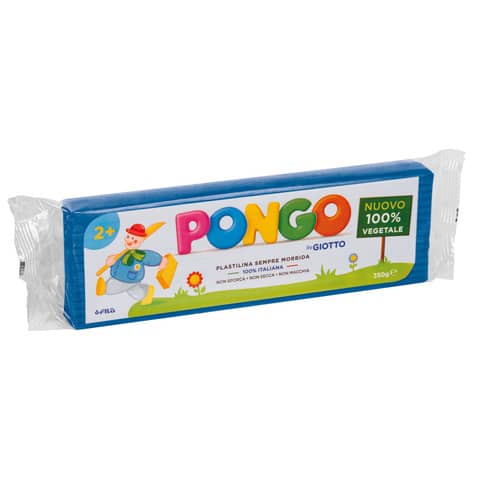 Panetto di plastilina vegetale modellabile Pongo 350 g – ciano F603512