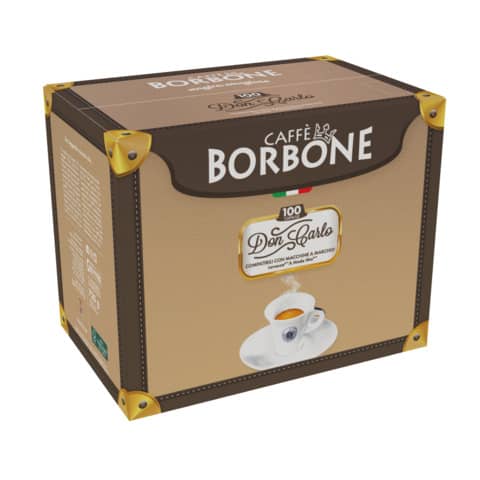 Capsule compatibili Don Carlo Rossa Caffe Borbone 100 pz – AMSRED100NDONCARLO