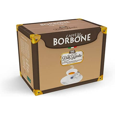 Capsule compatibili Don Carlo Nera Caffe Borbone 100 pz – AMSNERA100NDONCARLO