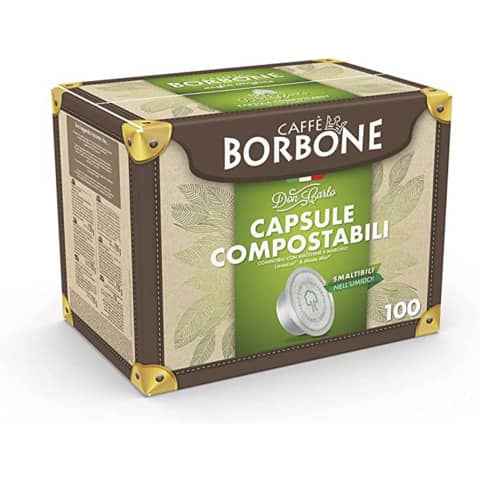 Capsule compatibili e compostabili Don Carlo Oro Caffe Borbone conf. 100 pz – AMCOMPOSTABORO100N
