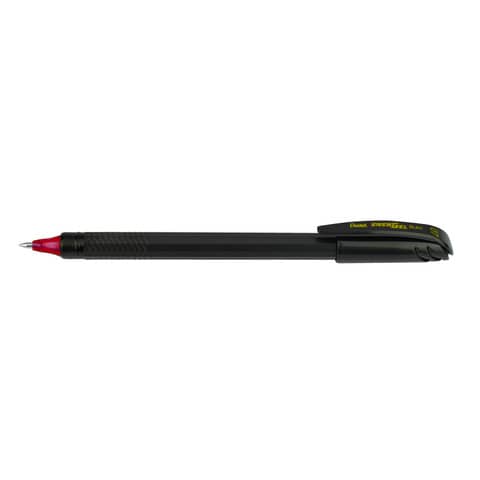 Roller ricaricabile Pentel EnerGel con cappuccio – materiale 96% riciclato – rosso – conf. 12 pezzi – BL417R-B
