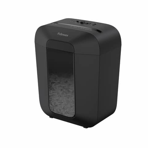 Distruggidocumenti uso personale LX50 – P-4 – 17 L – taglio a frammenti 4×37 mm Fellowes Powershred®nero – 4406001