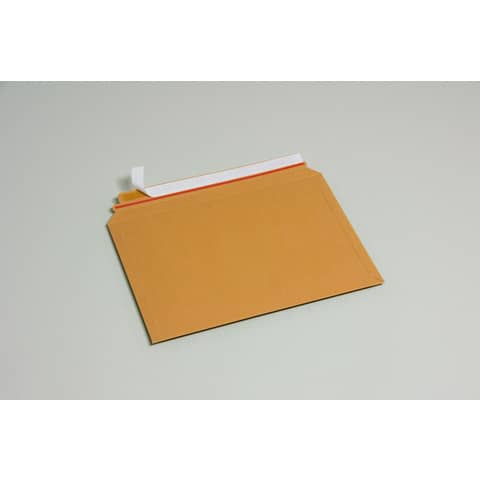 Buste a sacco in cartoncino teso avana apertura lato lungo Cart Pack conf. 200 pz Bong formato A5,DVD – 543100