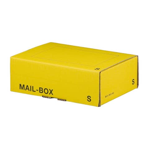 Scatole postali gialle 249x175x79 mm – conf. 20 pz Bong misura S 212151120