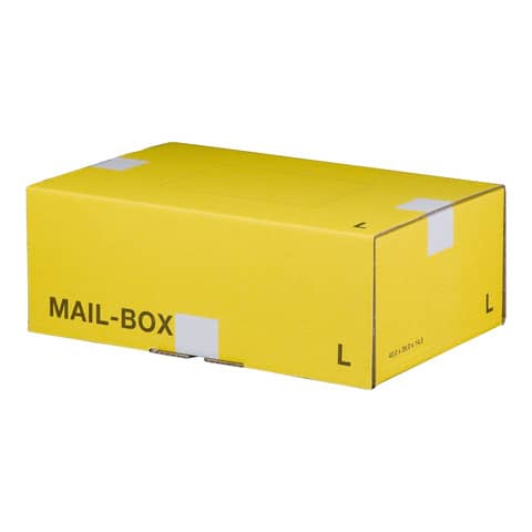 Scatole postali gialle 395x248x141 mm – conf. 20 pz Bong misura L 212151320