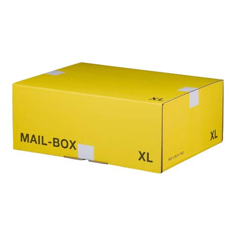 Scatole postali gialle 460x333x174 mm – conf. 20 pz Bong misura XL 212151420