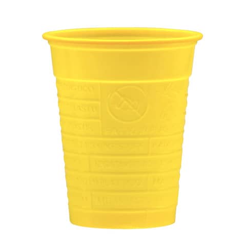 Bicchieri in PS Dopla DO Colors 200 ml giallo – conf. 100 pz – 2445