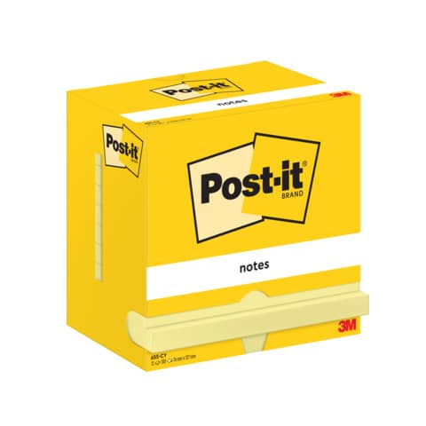 Foglietti riposizionabili Giallo Canary Post-it® 76×127 mm – 12 blocchetti da 100 ff – 7100290165