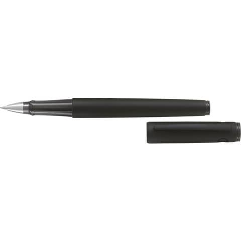 Penna roller Pilot Explorer inchiostro gel nero – fusto nero 006497