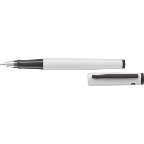Penna roller Pilot Explorer inchiostro gel nero – fusto bianco 006501