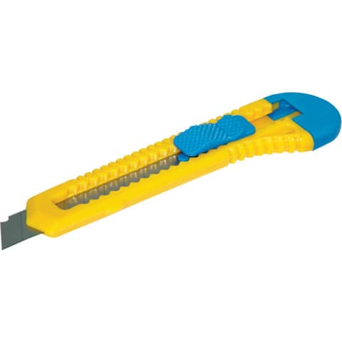 Cutter con lama a scatto Donau 18 mm blu/giallo – 7946001-99