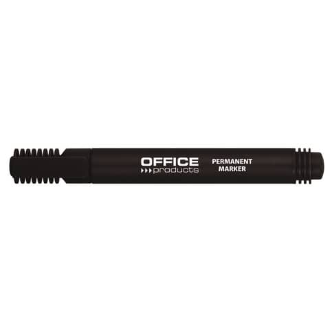 Marcatore permanente Office Products punta tonda 1-3 mm nero conf. 12 pezzi – 17071211-05