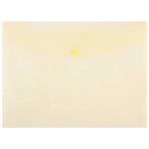 Buste con bottone in PPL ecologico Donau formato A4  giallo – conf. da 12 pz – 8544001PL-11