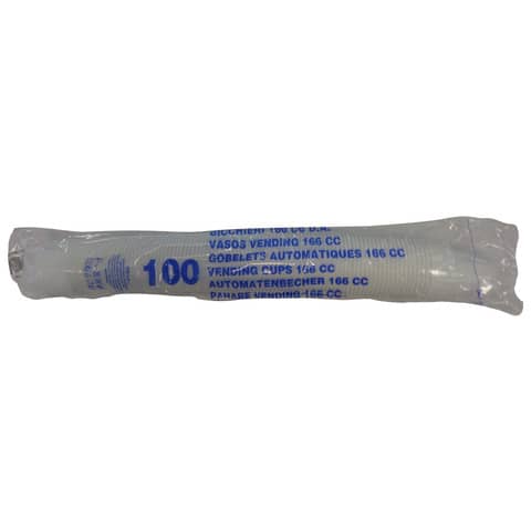 Bicchieri bianchi in polistirene Dopla 160 ml – conf. 100 pezzi – 22709
