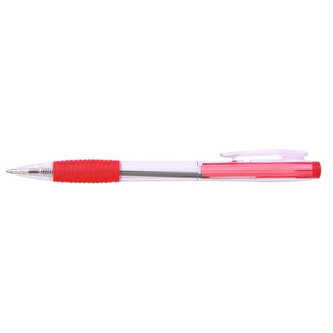 Penna a sfera a scatto ricaricabile Office Products punta 0,7 mm – rosso conf. 50 pezzi – 17015611-04