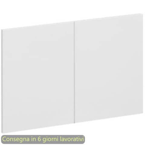 Coppia di ante a scatto senza maniglie 60xH.36,8 cm per librerie Artexport bianco – 1502A/3