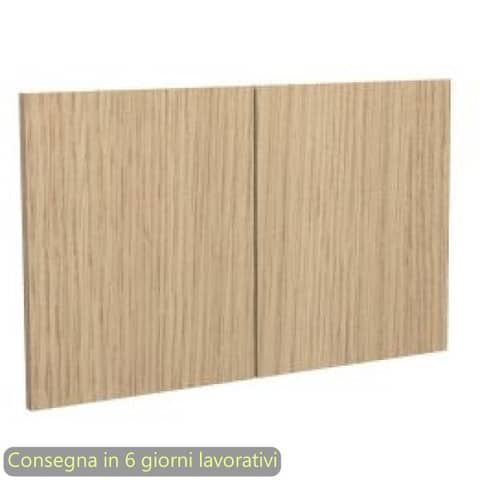 Coppia di ante a scatto senza maniglie 60xh36,8 cm per librerie Artexport rovere – 1502A/C