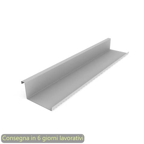 Marsupio per elettrificazione Artexport orizzontale sottopiano grigio alluminio 60×12,8xH.6,3 cm – 3-BLAA0600-AA