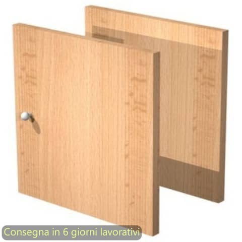 Coppia di antine per libreria componibile Maxicolor – 32,2×32,2 cm Artexport faggio – 2A MaxC/6