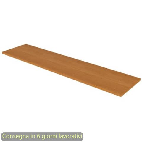 Pianetto Call Center Presto 125×30 cm spessore 18 mm Artexport noce chiaro PIAN125/4