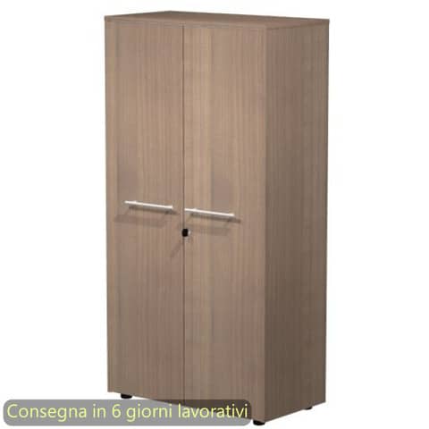 Armadio medio 82,8x43xH.158,2 cm con ante Flora Artexport ciliegio arabis 937-73/K