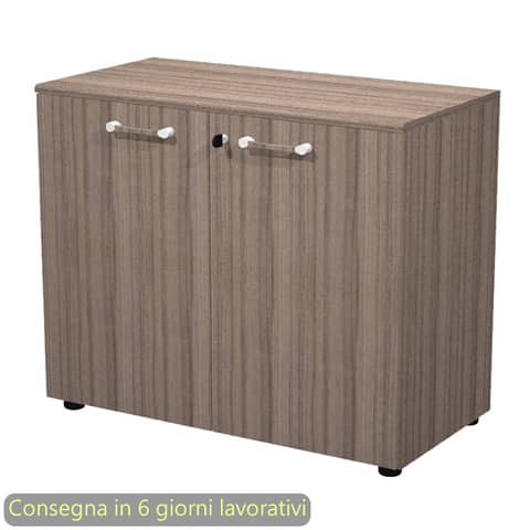 Mobile basso con ante 90×45,3xH.75 cm Giunone Artexport noce toscano 230-61-67_N