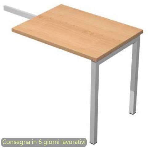Allungo reversibile dx/sx per scrivania Presto Venere Plus 80x60x72,5 cm – Artexport piano rovere – 671/C