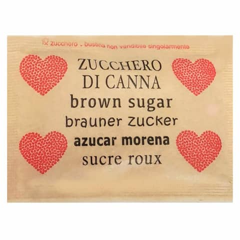 Zucchero di canna in bustine con soggetto generico Frazzi – conf. da 200 pezzi – 06PZ200
