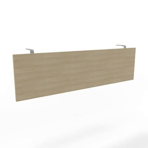 Pannello frontale in melaminico rovere 128,7xH.35,1 cm per scrivanie Practika Quadrifoglio – COFRA160-RK