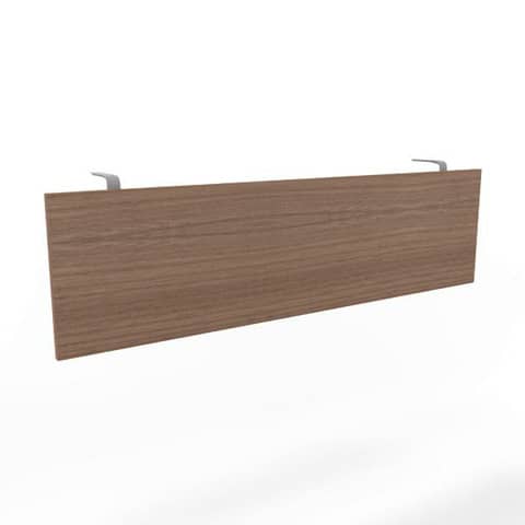 Pannello frontale in melaminico noce canaletto 128,7xH.35,1 cm per scrivanie Practika Quadrifoglio COFRA160-NO