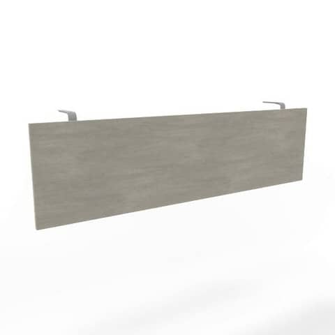 Pannello frontale in melaminico cemento 128,7xH.35,1 cm per scrivanie Practika Quadrifoglio – COFRA160-CL